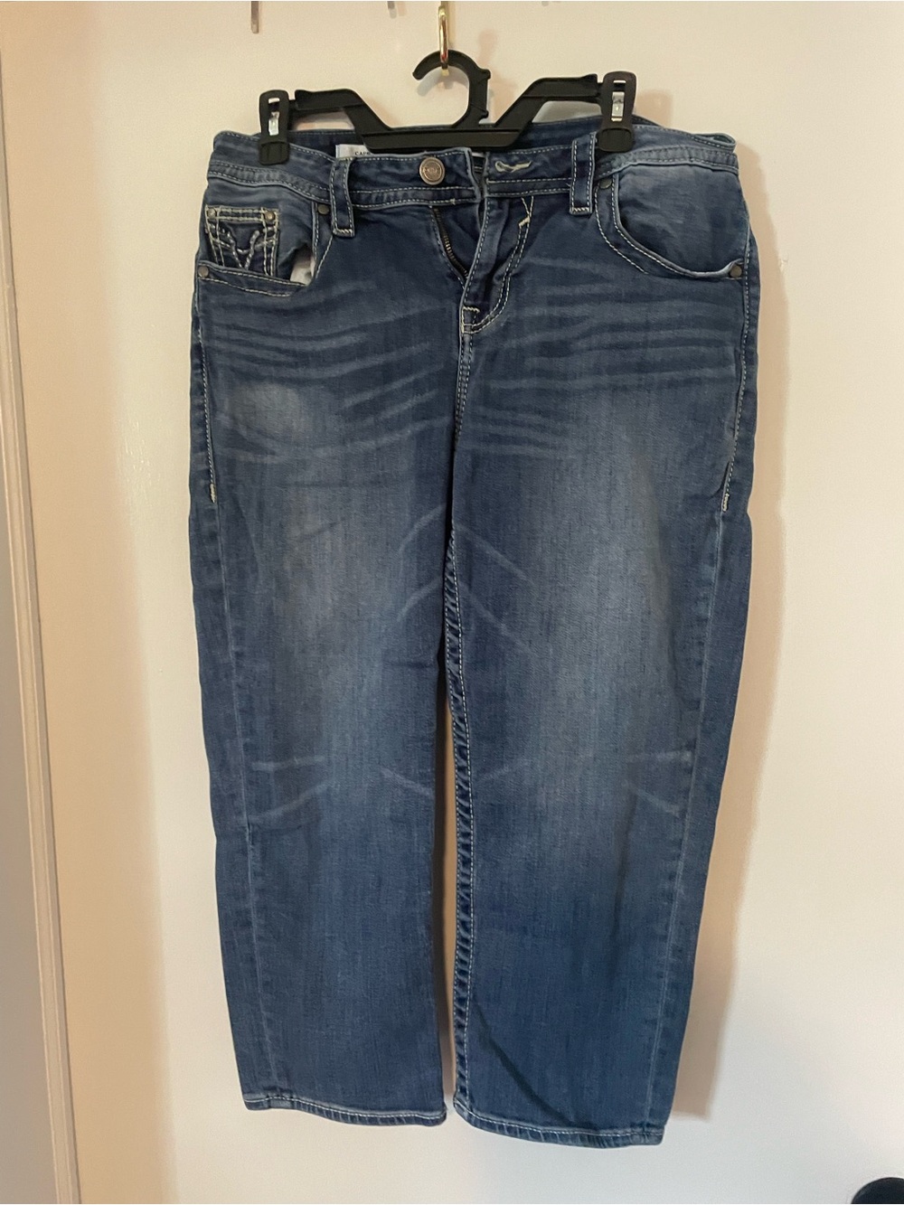 Vigoss Women's Blue Washed Boyfriend Jeans